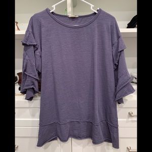 Easel Periwinkle Top